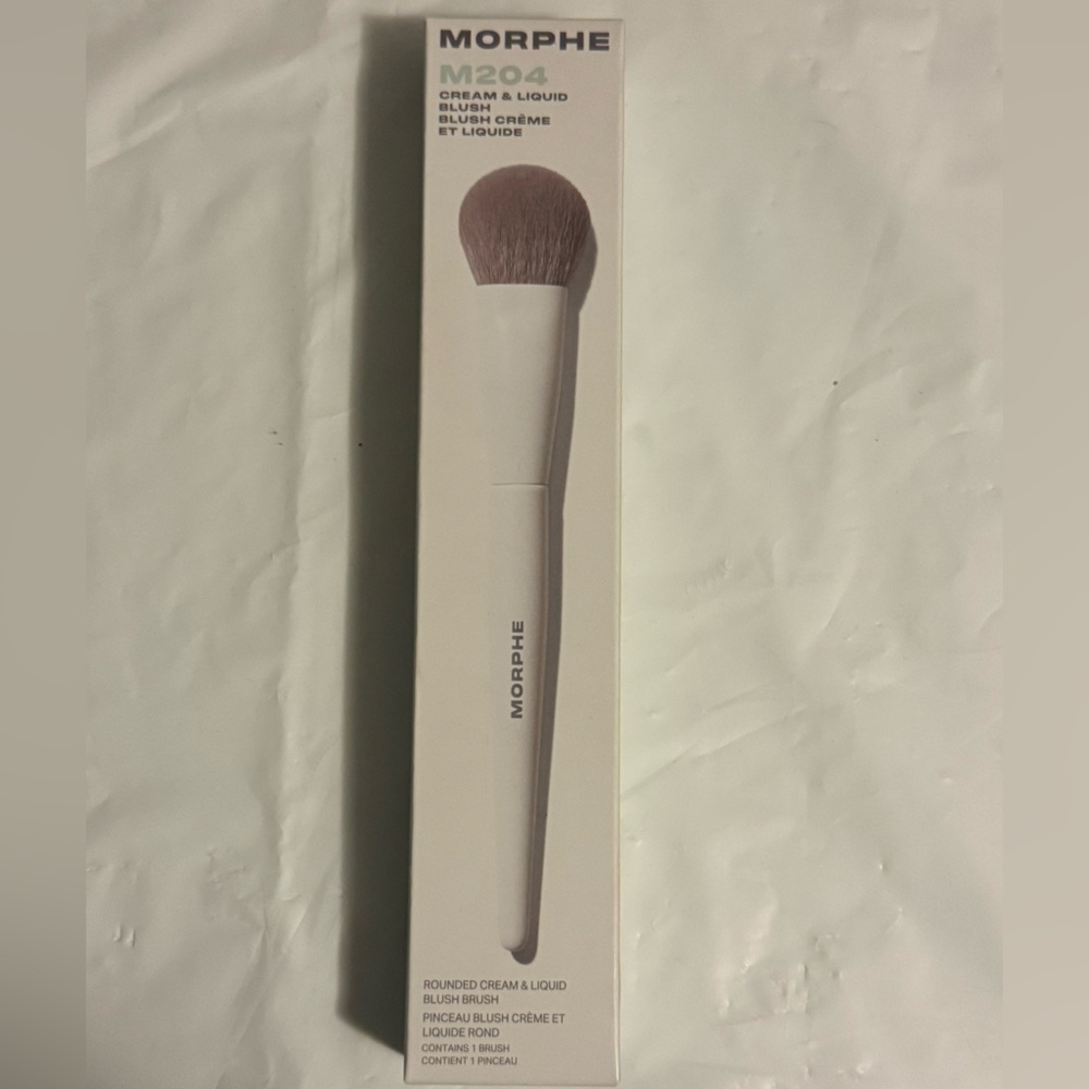 NEW Morphe M204 Cream Liquid Blush Brush Vegan Makeup Brush NIB - Picture 2 of 7